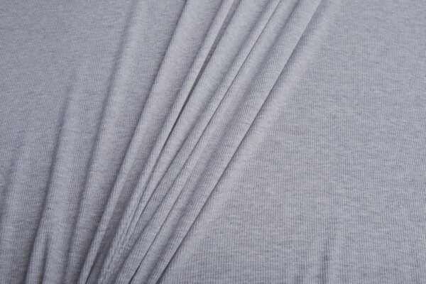 Rib Jersey - Light Grey fabric
