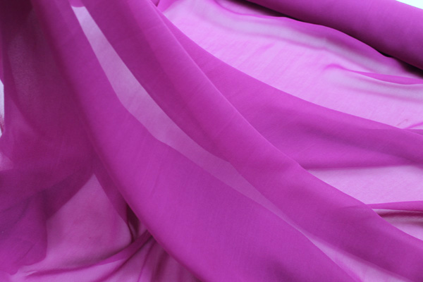 Amethyst Silk Georgette fabric
