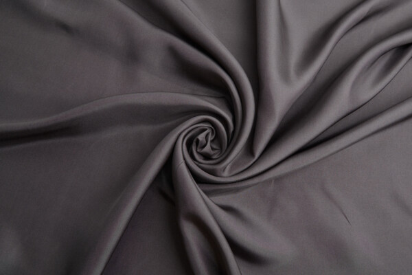 Silk Habotai - Brownish Slate fabric