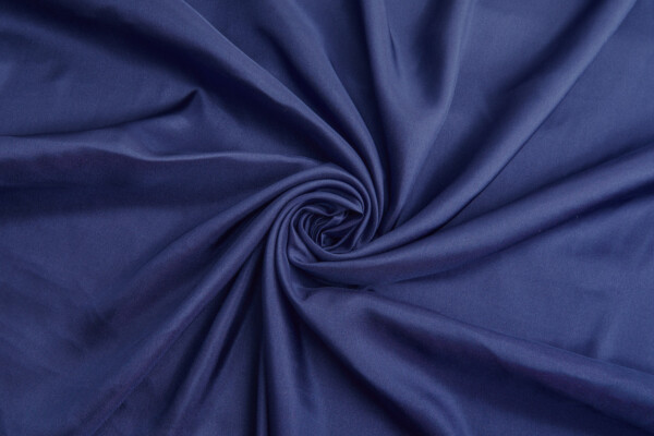 Silk Habotai - Navy - 110cm wide fabric