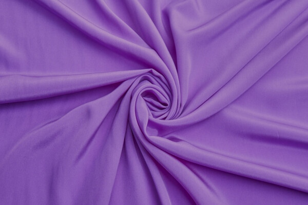 Amethyst Silk Crepe de Chine
