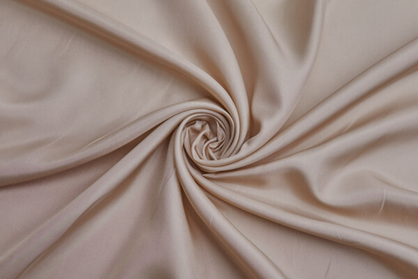 Silk Habotai - Stone fabric