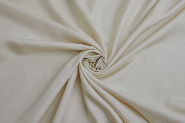 Slubby Silk Habotai - Clay fabric