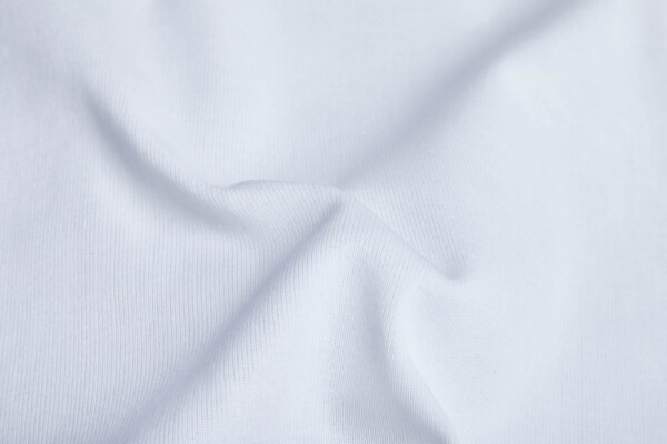 Fine Ribbing - White fabric