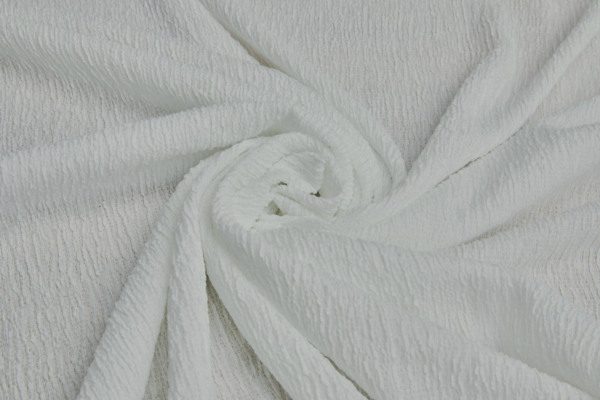 Stretch Cheesecloth Pleat - Natural fabric