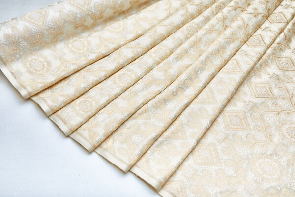 Banaras Brocade - Cream and Gold Ecclesiastical fabric