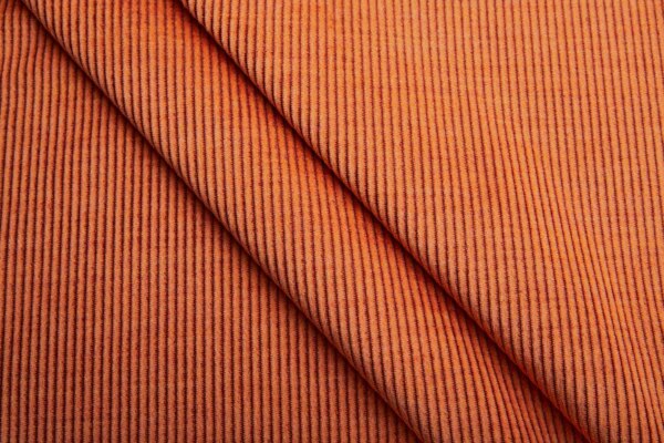 Wide Rib Corduroy - Burnt Orange fabric