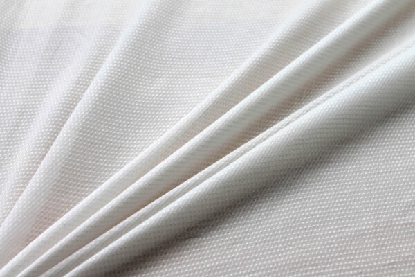 Bamboo Fibre Dobby Weave in Ivory fabric