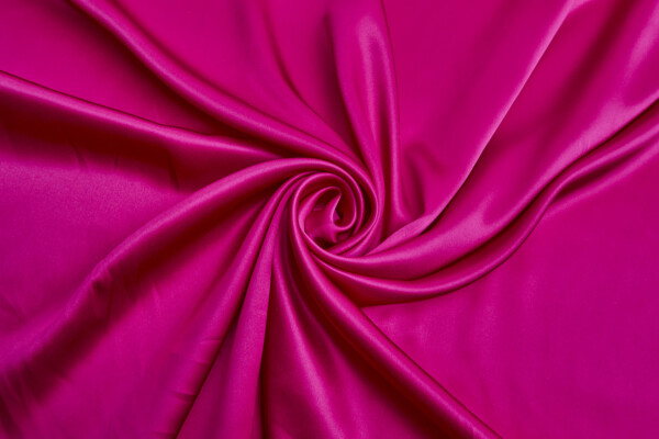 Amaranth Magenta Silk Satin - 112cm wide fabric