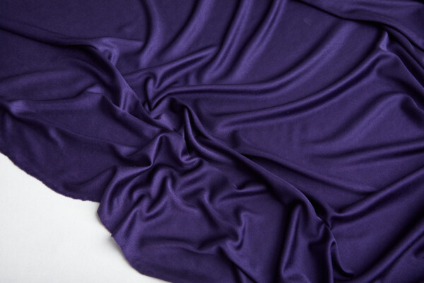 Silk Jersey - Deep Purple - 138cm fabric