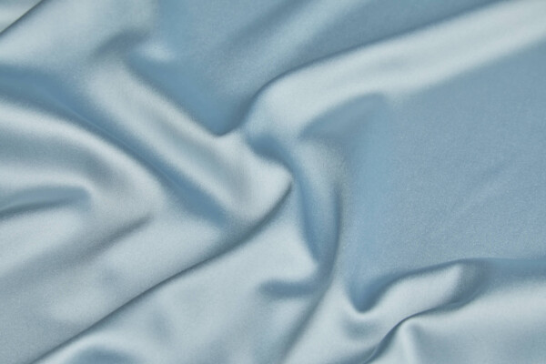 Soft Medium Weight Stretch Satin - Ice Blue fabric