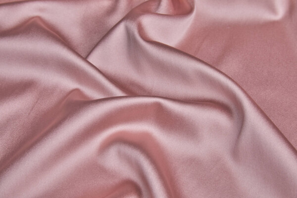 Soft Medium Weight Stretch Satin - Tea Rose fabric