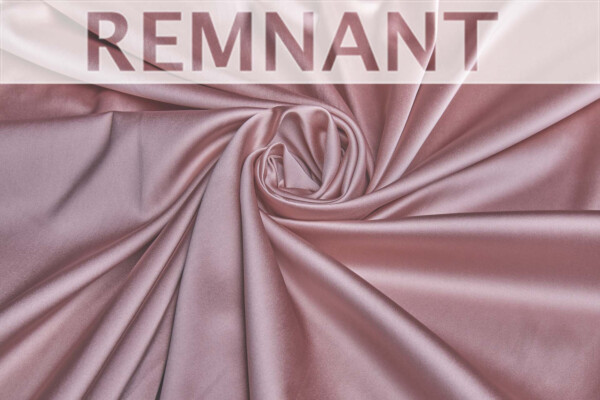 Soft Medium Weight Stretch Satin - Tea Rose - 0.25m Piece fabric