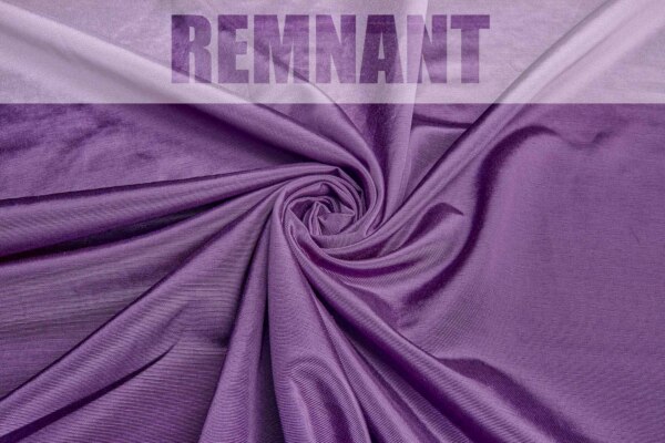 Cotton Viscose Grosgrain - Plum Purple - 0.4m Piece fabric