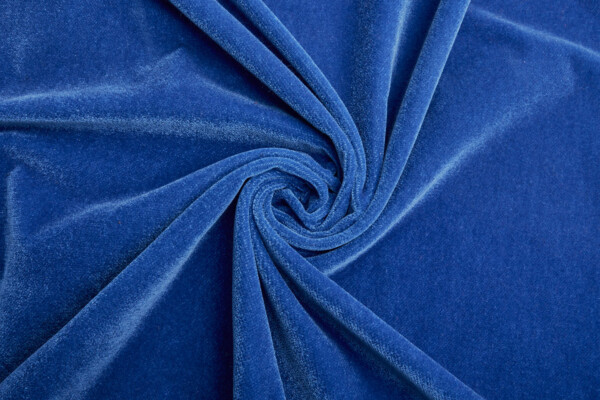 Textured Heavy Cotton Velvet - Royal Blue
