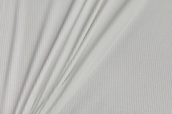 Soft Ivory Rib Knit Jersey fabric
