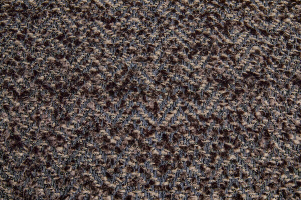Chunky Chenille Chevron - Mocha fabric