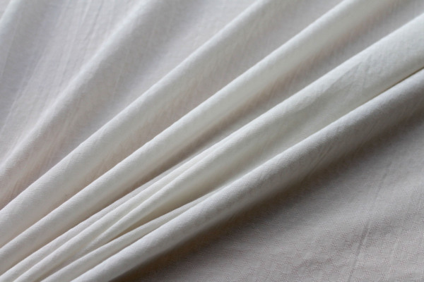 Eucalyptus Fibre Textured Spot Weave in Ivory fabric