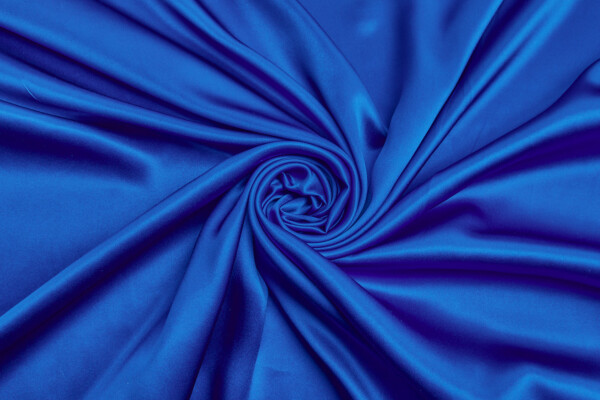 Royal Blue Silk Satin - 135-140cm wide fabric