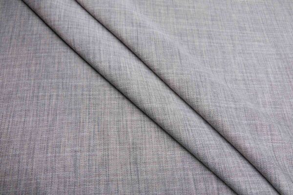 Marl Brown and Ivory Oxford Cotton fabric
