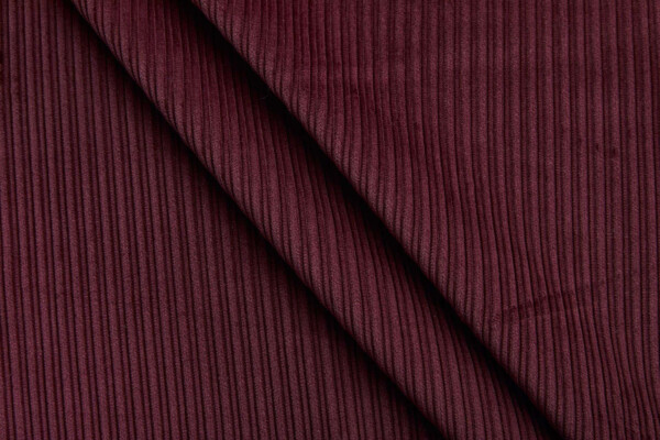Wide Rib Corduroy - Maroon fabric