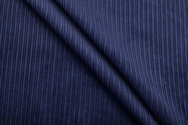 Wide Rib Corduroy - Navy fabric