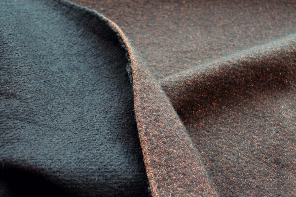 Glittery Wool Knit - Bronze fabric