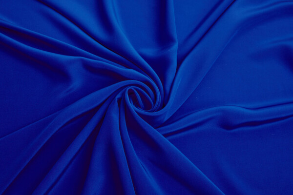 Royal Blue Crepe de Chine