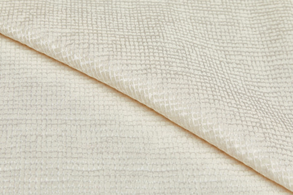 Textured Reversible Jacquard - Cream and Ivory fabric