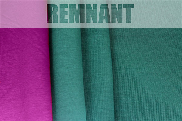 Bonded Jersey - Deep Magenta/Teal - Scrap 0.2m Piece fabric