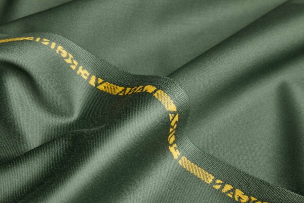 Luxury Italian Wool Suiting - Leaf Green fabric