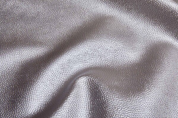 Medium Weight Hammered Texture Gunmetal Leatherette fabric