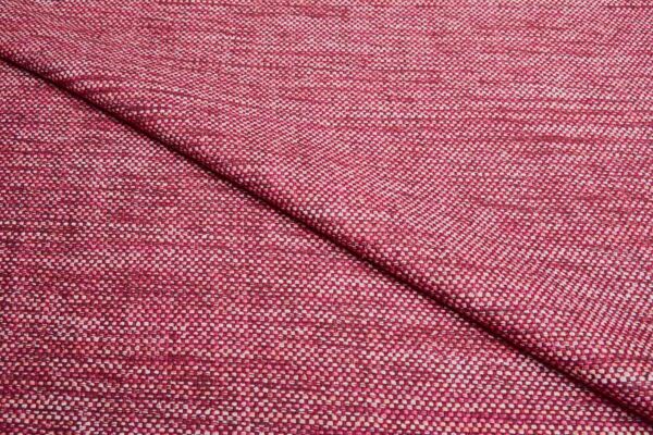 Hand Woven Silk Matka Tweed - Burgundy, Red and Pinks fabric