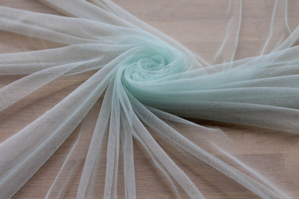 Soft Nylon Tulle - Mint - T14 fabric