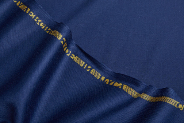 Luxury Italian Wool Suiting - Midnight Blue fabric