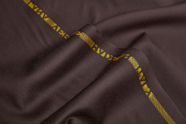 Luxury Italian Wool Suiting - Coffee fabric