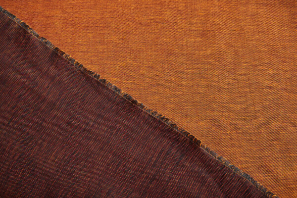 Reversible Linen Weave - Red, Orange and Black fabric
