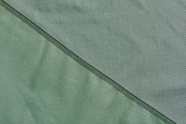 Silk and Lurex Mini Diamond Brocade -  Mint Green / Silver fabric
