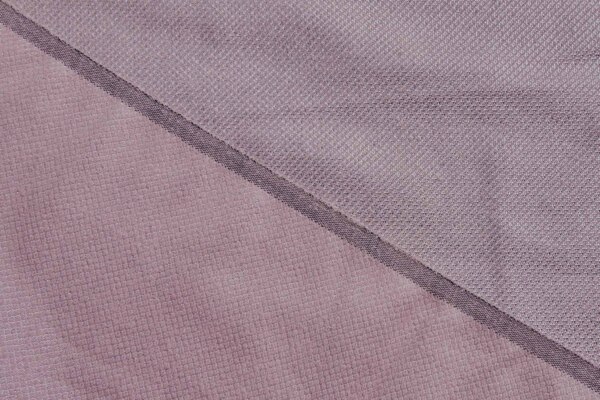 Silk and Lurex Mini Diamond Brocade - Pale Pink / Silver fabric
