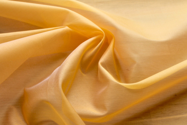 Silk Organza - Egg Yolk Yellow fabric