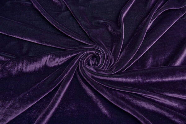 Silk Velvet - Purple shot Green