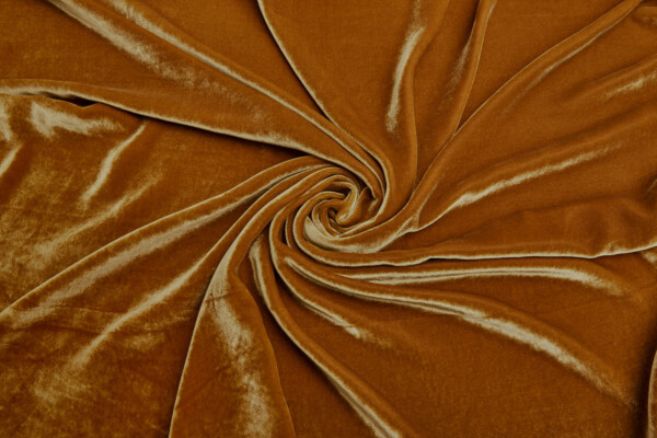 Silk Velvet - Dark Amber