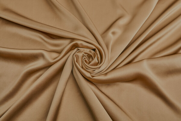 Burnished Gold Silk Satin - 19 momme - 140cm wide fabric