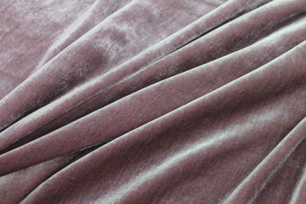 Silk Velvet - Grape fabric