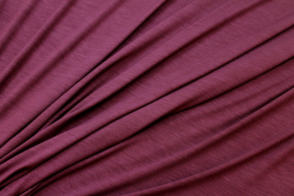 Soft Viscose Jersey - Plum Wine fabric