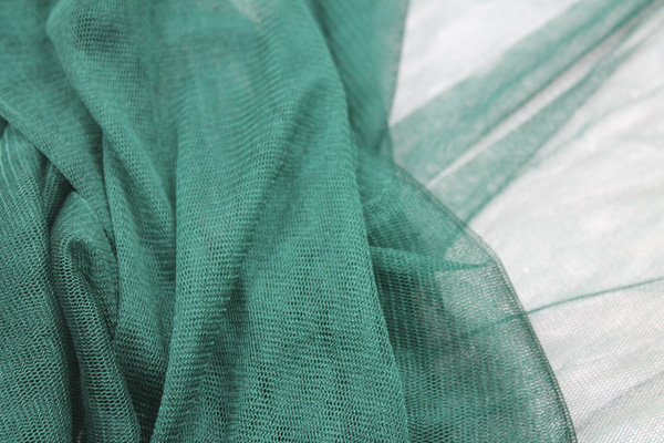 Soft Silk Tulle - Green fabric