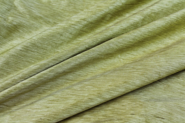 Textured Raw Silk - Yellow fabric