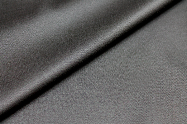 BACK IN STOCK - Stretch Wool Venetian - Black fabric