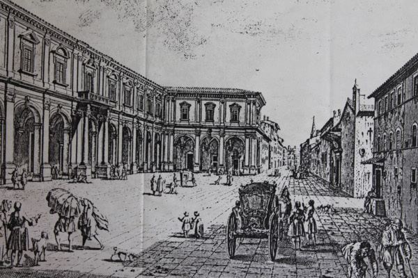 Art Print on Cotton Drill - Hospital of Santa Maria Nuova fabric