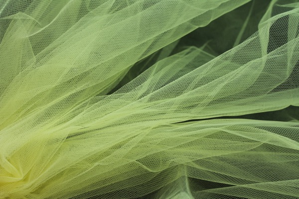 Nylon Veiling Tulle - Lemon Yellow fabric